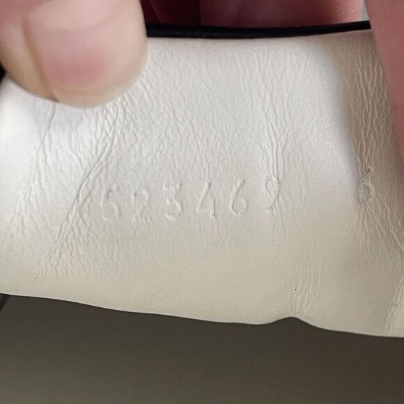 GUCCI Ace Stripe Sneakers Shoes Size 6 Black NEW Casual Streetwear Designer - Picture 11 of 16